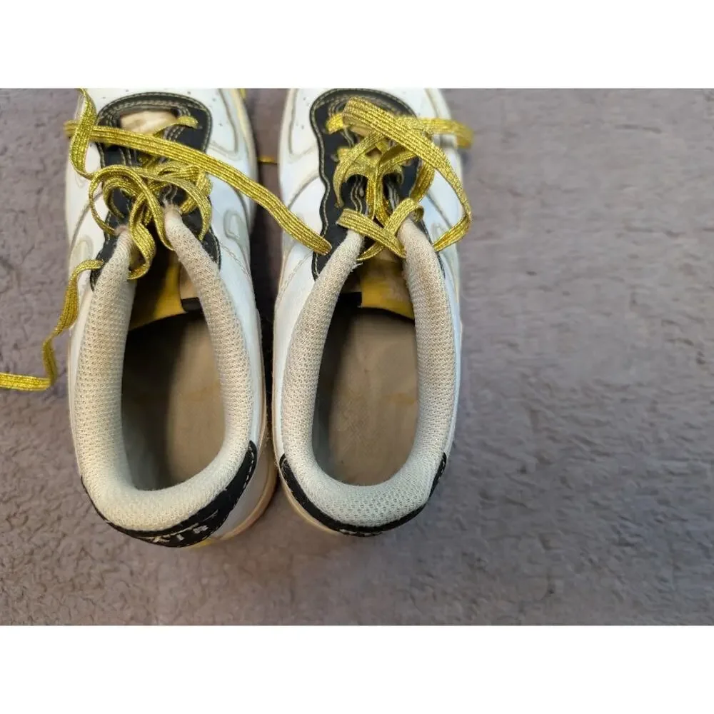 Big Kid's Nike Air Force 1 Low Gold Link Zebra (DH5480-100) - Y5